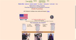 Desktop Screenshot of easyaccessclothing.com